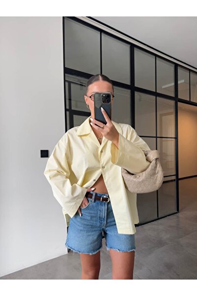 BB Bensu Buyruk ΥΠΕΡΜΕΓΕΘΕΣ ΠΟΥΚΑΜΙΣΟ ΑΠΟ ΥΦΑΣΜΑ ΠΟΠΛΙΝΑΣ ΚΙΤΡΙΝΟ