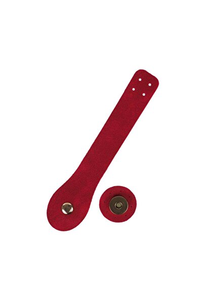 Ritzz Premium Quality Phone Bag Cover with Snap Closure (Gold) - Red