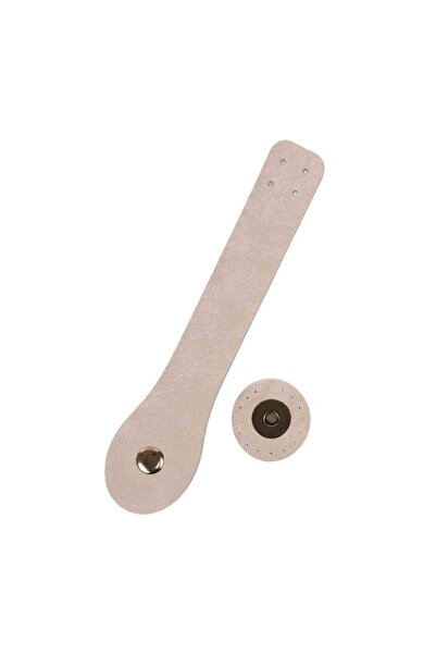 Ritzz Premium Quality Phone Bag Cover with Snap Closure (Gold) - Cream