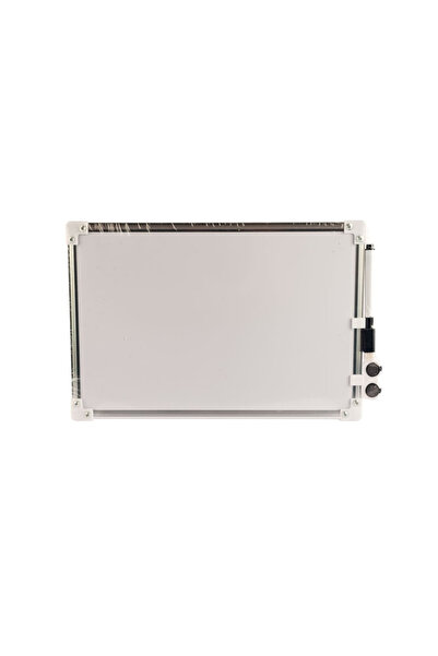 OEM Μαγνητικός πίνακας διπλής όψης, λευκός, με πλαίσιο αλουμινίου 40x60εκ.