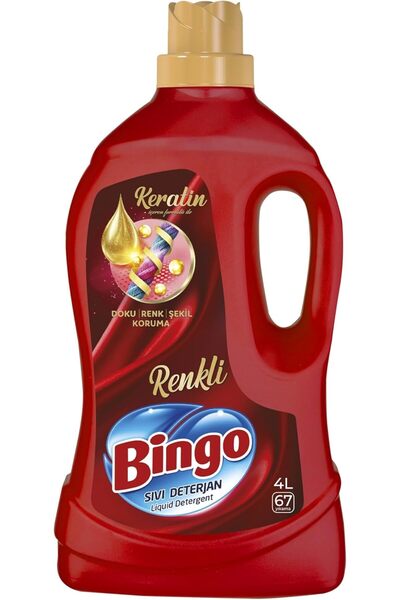 Bingo SIVI DETERJAN RENKLİ 4 LT