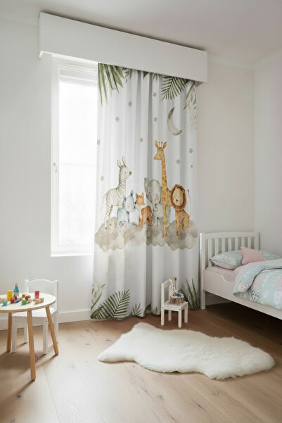 ALYOUTLET Zavjesa sa štampanom pozadinom za dečiju sobu 140 x 260 A+ kvaliteta