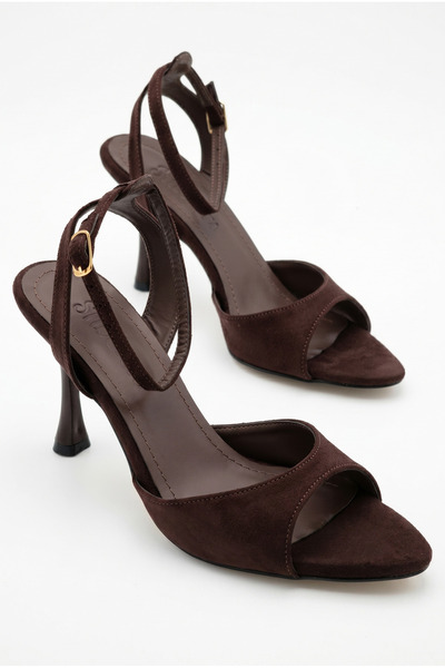 Shoesers Γυναικεία βραδινά παπούτσια με ψηλό τακούνι με λουράκι με μονό λουρά...