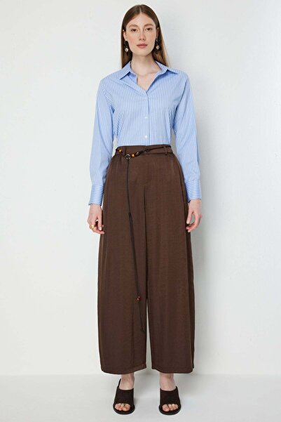 Ekol Παντελόνι με φαρδιά μπατζάκια και κορδόνι στη μέση