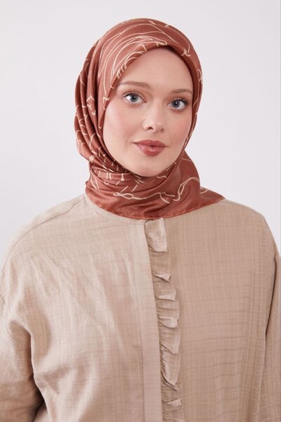 Levidor Αφηρημένο σχέδιο λουλουδιών με λαμπερό κρυστάλλινο φουλάρι