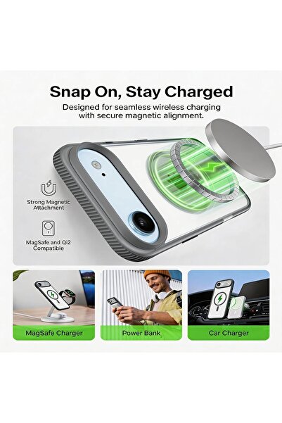 CROWNYX Fusion Clear TPU Case for iPhone 17 Air