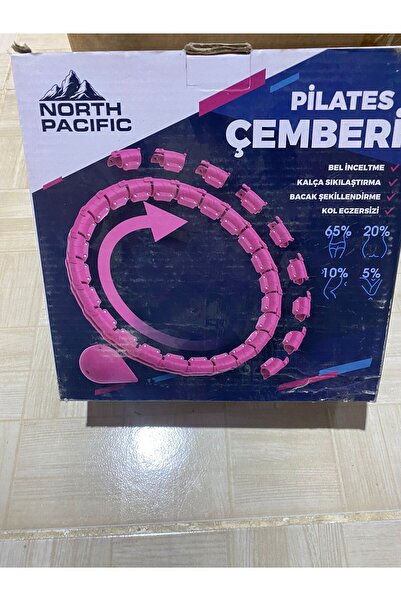 North Pacific Hula Hoop Egzersiz Çemberi - Egzersiz Halkası - Ağırlıklı - Bel...