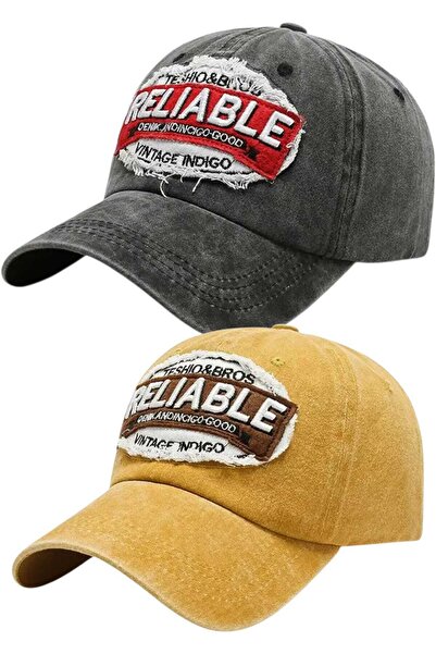 Mood Agenda Unisex Vintage RELIABLE Κεντημένο Ρυθμιζόμενο Καπέλο Μπέιζμπολ Σε...