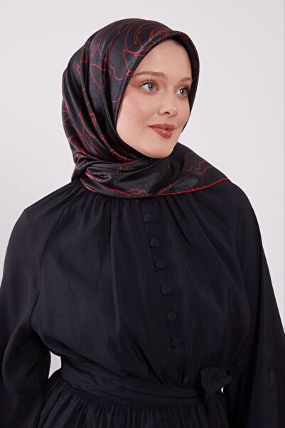 Levidor Αφηρημένο σχέδιο λουλουδιών με λαμπερό κρυστάλλινο φουλάρι