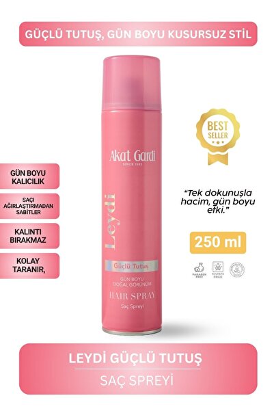 Akat Gardi Saç Spreyi Güçlü Tutuş Leydi 250ml