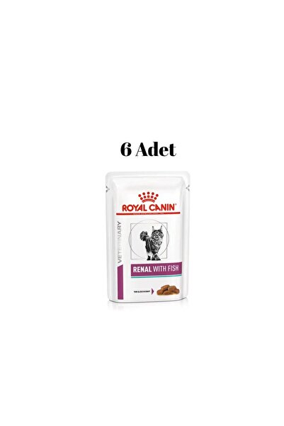 Royal Canin Veterinary Renal Fish Cat Pouch Balıklı Renal Kedi Yaş Maması 6 a...