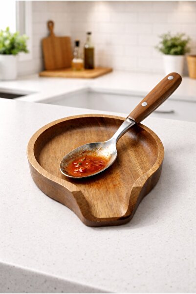 WoodBay Βάση για κουτάλια από ξύλο ακακίας 13x11 εκ. Ξύλινη βάση για κουτάλια...