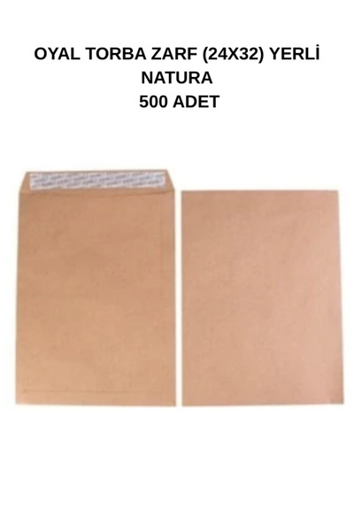 Oyal Φάκελος Τσάντας 24x32 Yerli Natura 500 Τεμάχια – Φυσικός και Ανθεκτικός ...