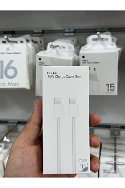 SOLGUN 16 PRO MAX 60W TYPE-C TYPE-C 1 METRE ŞARJ KABLOSU IPHONE
