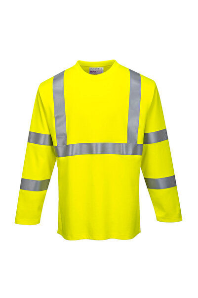 PORTWEST Tricou de lucru, reflectorizant, ignifug, galben