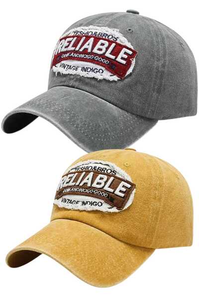 Uniquetrenders Unisex Vintage Reliable Embroidered Adjustable Baseball Cap Ha...