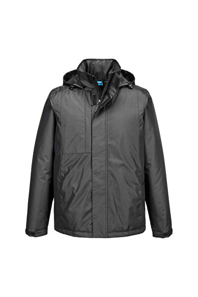 PORTWEST Geaca de lucru, reglabil, gri