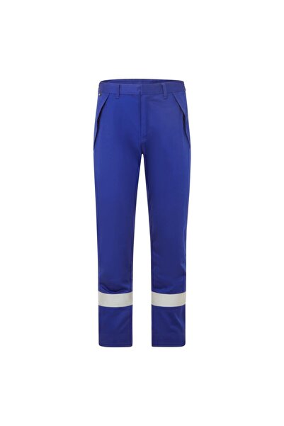 PORTWEST Pantaloni de lucru, ignifugi, protectie chimica, albastru