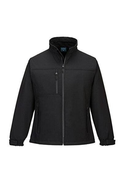 PORTWEST Geaca de lucru, pentru ploaie, negru