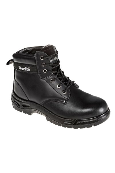 PORTWEST Bocanci de protectie, S3, talpa antialunecare, din piele, negru