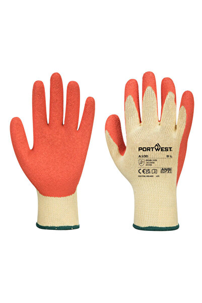 PORTWEST Manusi de protectie, latex, portocaliu