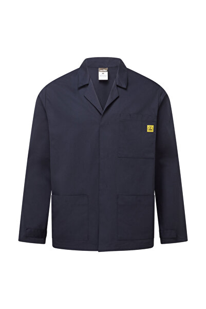 PORTWEST Geaca de lucru, antistatica ESD, cu buzunare, bleumarin