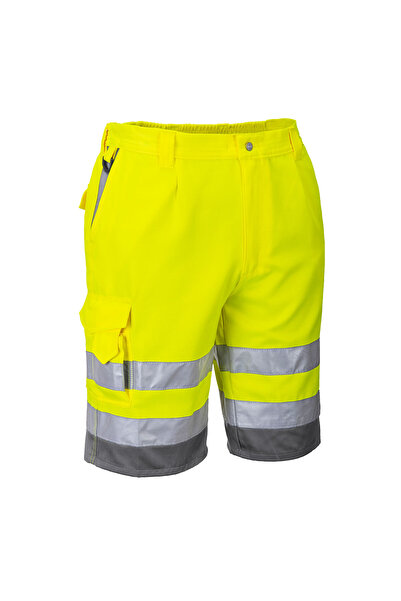 PORTWEST Pantaloni de lucru, reflectorizanti, rezistenti la lichide, talie el...