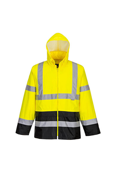PORTWEST Geaca de lucru, reflectorizanta, pentru ploaie, galben/negru