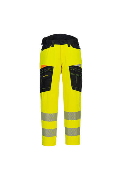 PORTWEST Pantaloni de lucru, reflectorizanti, stretch, cu buzunare holster, g...