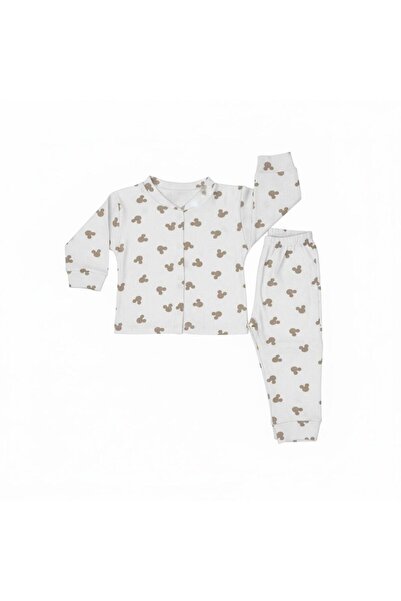 KOÇAR BEBEK Baby Mickey Mouse Printed 2-Piece Set Daily - Pajama Set