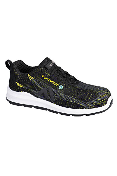 PORTWEST Pantofi de protectie, cu bombeu compozit, talpa antialunecare, galbe...