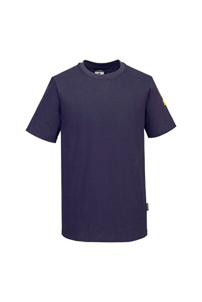 PORTWEST Tricou de lucru, antistatic, bleumarin