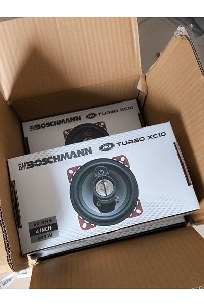 Boschmann 10 cm Oto Hoparlör Takim Koaksiyel 300W