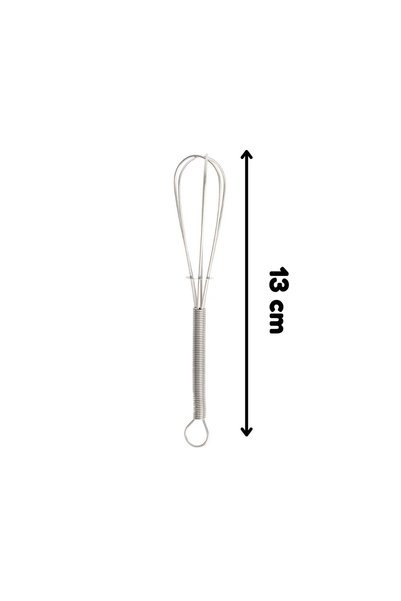 Kittiwake Home Life 6-Piece Whisk and Teaspoon Set – Multi-Purpose Mixing Spoon with Spiral Whisk Design