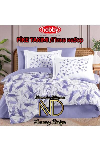 Hobby Σετ Ποπλίνα Πάικ Μονό Silva Lila