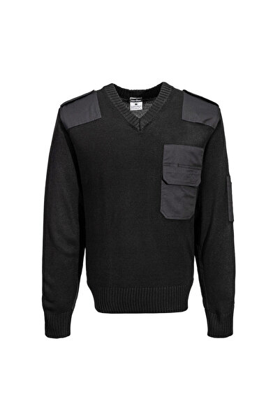 PORTWEST Nato Sweater, with Pocketed, black