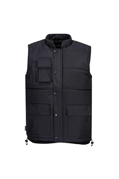 PORTWEST Classic Bodywarmer, rezistent la lichide, cu buzunare, negru