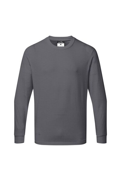 PORTWEST Tricou de lucru, antistatic, gri