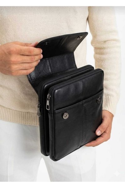 Latife Genuine Quality Leather Men's Shoulder Bag and Briefcase Daily Bag