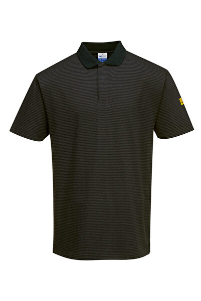 PORTWEST Tricou de lucru, antistatic, negru