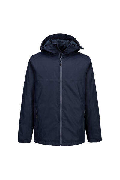 PORTWEST Geaca de lucru, reglabil, pentru ploaie, bleumarin