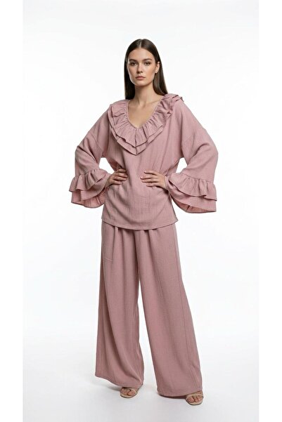 newmisal ΓΥΝΑΙΚΕΙΟ ΣΕΤ ΠΑΝΤΕΛΟΝΙ ΤΟΥΝΙΚ ΜΕ ΧΑΛΑΡΗ ΕΦΑΡΜΟΓΗ, ΥΦΑΣΜΑΤΙΝΟ ΓΙΑΚΑ ...