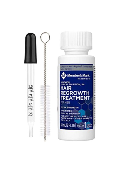 Members Mark Διάλυμα Μινοξιδίλη 5% για Πρόληψη Τριχόπτωσης και Ανάπτυξη Γενει...