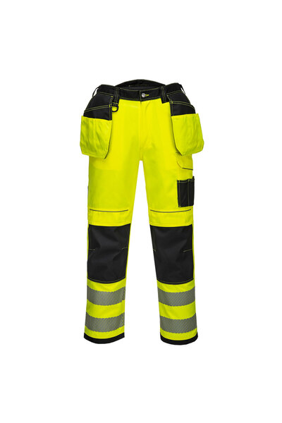PORTWEST Pantaloni de lucru, reflectorizanti, cu buzunare holster, rezistenti...
