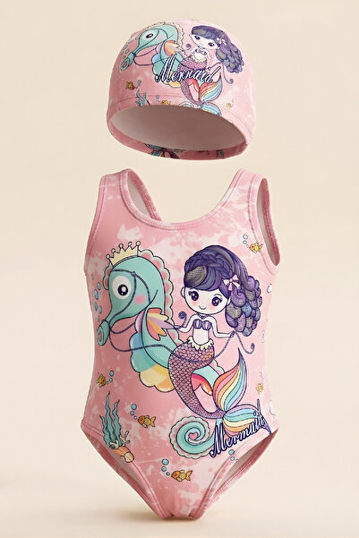 MODANINO Κοριτσίστικο μαγιό με κορδόνια - Με οπτικό σχέδιο - Ηλικία 2-6 ετών ...