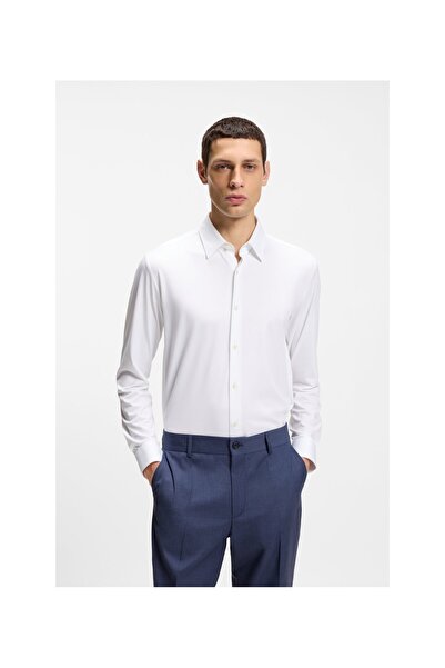 BOSS Streç Kumaştan Slim Fit Gömlek
