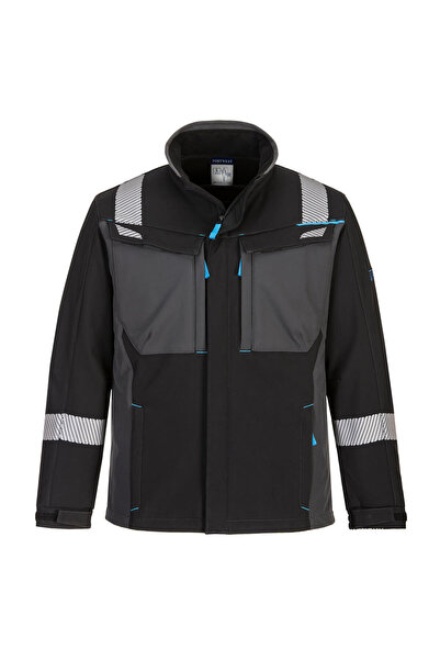PORTWEST Geaca de lucru, ignifuga, protectie chimica, negru