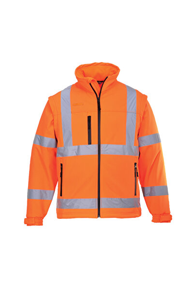 PORTWEST Reflective work jacket for cold weather, orange