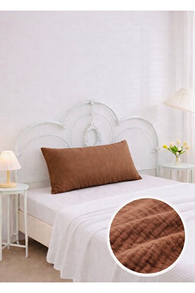 Cherry Bloom Cotton Μουσελίνα Μαξιλαροθήκη Μονή 50 x 70