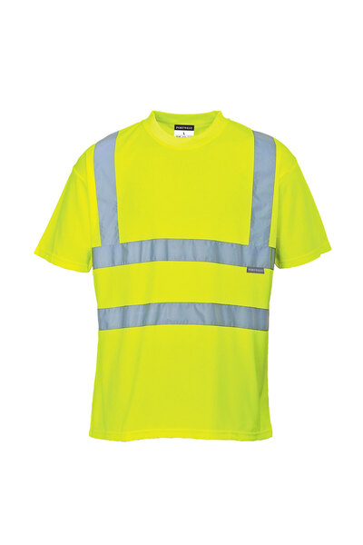 PORTWEST Tricou de lucru, reflectorizant, galben